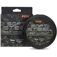 Fox International Soft Steel Fleck 1000 M Monofilament Zwart 0.300 mm