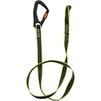 PLASTIMO Aluminium Carabiner Rescue Rope 1.5 M Geel 23 mm