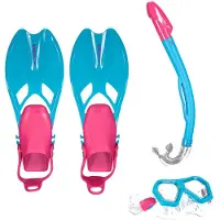 Speedo Leisure Snorkeling Set Blauw L-XL Kinderen