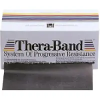 Thera-band Band 5.5 Mx15 Cm Resistance Band Zwart 5.5 m x 15 cm