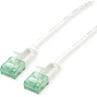 Roline RM UTP DataCenter Patchkabel Cat.6A (Klasse EA), extra dun, wit, 2 m