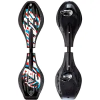 Streetsurfing Schildkröt waveboard The Wave - Black Glitch skateboard.