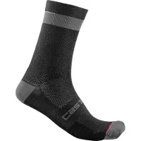 Castelli Alpha 18 Zwarte Sokken, Maat XXL