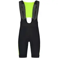 Rogelli Tyro II Korte Fietsbroek - Met Bretels - Heren - Geel, Zwart - Maat S