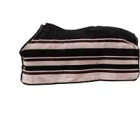 Kentucky Horsewear Horsewear - Zweetdeken Heavy Fleece - stripes Bruin/Beige - 160-7'0