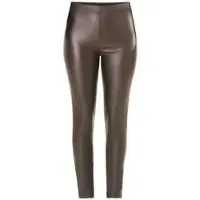 Base Level imitatieleren slim fit legging Ysabel zwart female | Maat: 38