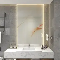 Neu.haus Wandpaneel Bladel set van 8 panelen 120x60 cm Jade Marble []