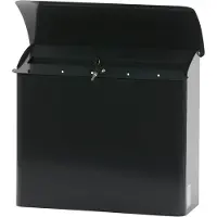 V-Part brievenbus staal antracietkleurig