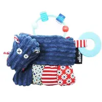 Les Deglingos Globe Trotoys Activity rammelaar het nijlpaard 22 cm