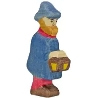 Holztiger Houten figuur - Herder met lamp - Voor kinderen vanaf 3 jaar