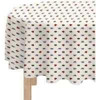 Boerenbont Tafelzeil PVC Ø150cm Wit wit PVC Tafellaken