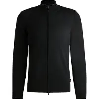 HUGO BOSS Gebreid vest 'Balonso' zwart