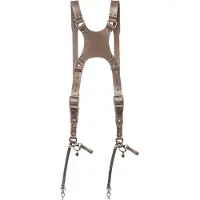 The Hantler Dual camera harness Warm taupe / Old silver, Regular