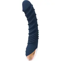 Dream Toys Goddess Aeolus - G-spot vibrator - verwarmend - siliconen blauw