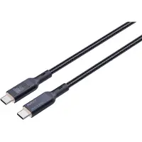 USB-C Nylon gevlochten USB-C naar USB-C kabel met LCD, 1m