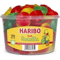 Haribo Fruit Rotella snoep - 150 stuks - 1200g