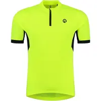 Rogelli Core Heren Fietsshirt - Korte Mouw - Korte Rits - Fluor/Zwart