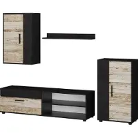 Vicco Berno Woonwand – Set van 4 Beige