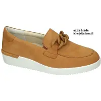 Solidus -Dames - cognac/caramel - ballerina's & mocassins - maat 38