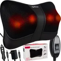 Soulima Shiatsu Massagekussen - Verlichting voor Rug en Nek