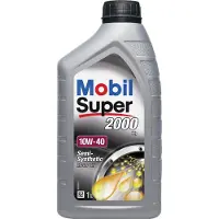 Mobil Super 2000 X1 10w40 Motorolie - Semi-Synthetisch - Slijtagebescherming - Koude Start Prestaties - 1 Liter