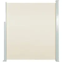 vidaXL Windscherm uittrekbaar 160x500 cm crème