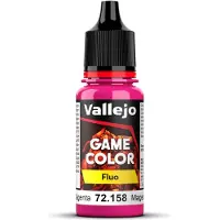 Vallejo Hobbyverf Acrylverf - 72158 Game Color - Fluorescent Magenta - Acryl - Verf flesje - 18 ml