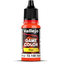 Vallejo Hobbyverf Acrylverf - 72156 Game Color - Fluorescent Orange - Acryl - Verf flesje - 18 ml