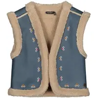 Like Flo Meisjes Blazers Dewi Teddy Gilet - Blauw - Maat 128/140