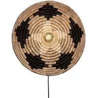 Good &Mojo Wandlamp andros /zwart Ø45cm