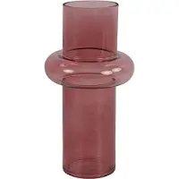 Countryfield Vaas Amy glas L13,5B13,5H25,5CM d.roze