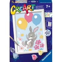 Ravensburger CreArt Flying Bunny - Schilderen op nummer voor kinderen