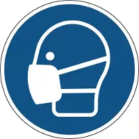 Allesveilig.nl Mondkapje verplicht gebodspictogram