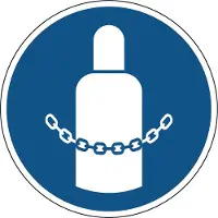 Allesveilig.nl Gasflessen opslag gebodspictogram
