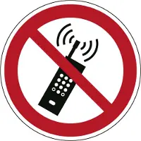 Allesveilig.nl Draagbare telefoon verboden pictogram