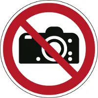 Allesveilig.nl Fotograferen verboden pictogram