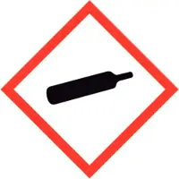 Allesveilig.nl GHS 04 gashouder onder druk sticker