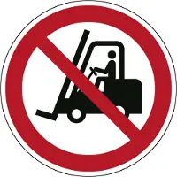 Allesveilig.nl Heftruck verboden pictogram