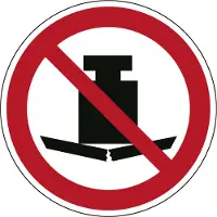 Allesveilig.nl Geen zware lasten plaatsen pictogram