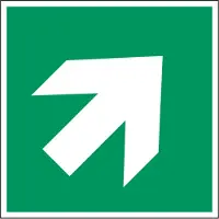 Allesveilig.nl Richtingaanwijzing schuin pictogram