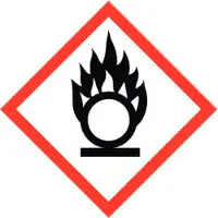 Allesveilig.nl GHS 03 Oxiderende stoffen sticker