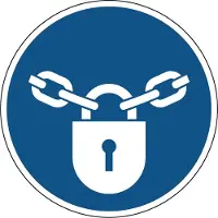 Allesveilig.nl Gesloten houden gebodspictogram