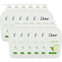 Dove Handzeep Cucumber & Green tea - 12 x 250ML - Voordeelverpakking