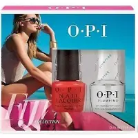 O.P.I. OPI set Fuji Collection Living on the Bula-Vard & topcoat