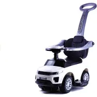 Lean cars 3 in 1 sportauto loopauto met 5 geluiden op het stuur Belastbaar tot 27 kg Wit