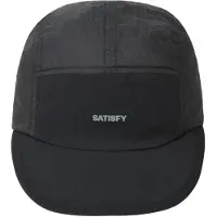 Satisfy - Trail / Running kleding - Rippy Trail Cap Black voor Heren van Nylon - Zwart