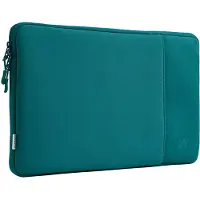 IMoshion Laptophoes met opbergvak 14 inch - Laptopsleeve - Petrol Green