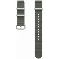 Samsung Originele Nylon Athleisure Band voor de Galaxy Watch 4 / 5 / 6 / 7 / FE (20 mm) - Maat M/L - Khaki
