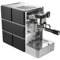 Stone Espresso Mine Black Espresso machine - Satijn zwart