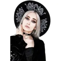 ReStyle - Fortune Teller Fedora hoed - Wijde rand - Zwart